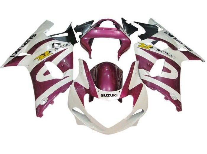 Suzuki GSXR 600 Fairings (2000-2003) White, Purple at KingsMotorcycleFairings.com