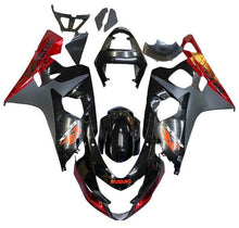 Suzuki GSXR600 Fairings (2004-2005) Black, Red, Matte Black at KingsMotorcycleFairings.com