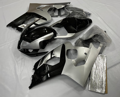 Suzuki GSXR600 (2000-2003) Silver, Black Fairings at KingsMotorcycleFairings.com