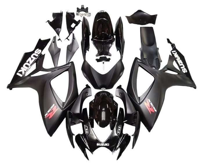 Suzuki GSXR 600 Fairings (2006-2007) Black, Matte Black, White, Red at KingsMotorcycleFairings.com
