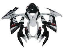 Suzuki GSXR 600 Fairings (2006-2007) Black, White Alstare at KingsMotorcycleFairings.com