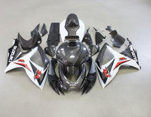 Suzuki GSXR 600 Fairings (2006-2007) Faux Carbon Fiber, White at KingsMotorcycleFairings.com