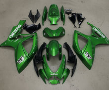 Suzuki GSXR600 Fairings (2006-2007) Green, Gray, White at KingsMotorcycleFairings.com