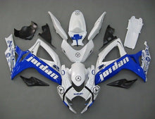 Suzuki GSXR 600 Fairings (2006-2007) White, Blue Jordan at KingsMotorcycleFairings.com