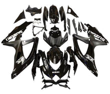 Suzuki GSXR 600 Fairings (2008-2010) Black, Matte Black at KingsMotorcycleFairings.com