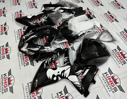 Suzuki GSXR600 Fairings (2008-2010) Black, White, Leyla from KingsMotorcycleFairings.com