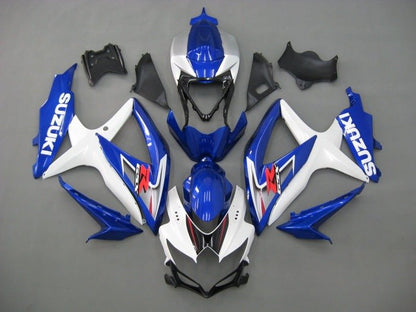 Suzuki GSXR 600 Fairings (2008-2010) Blue, White, Red Original at KingsMotorcycleFairings.com