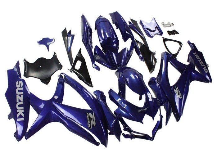 Suzuki GSX-R600 Fairings (2008-2010) Purple, Gray from KingsMotorcycleFairings.com