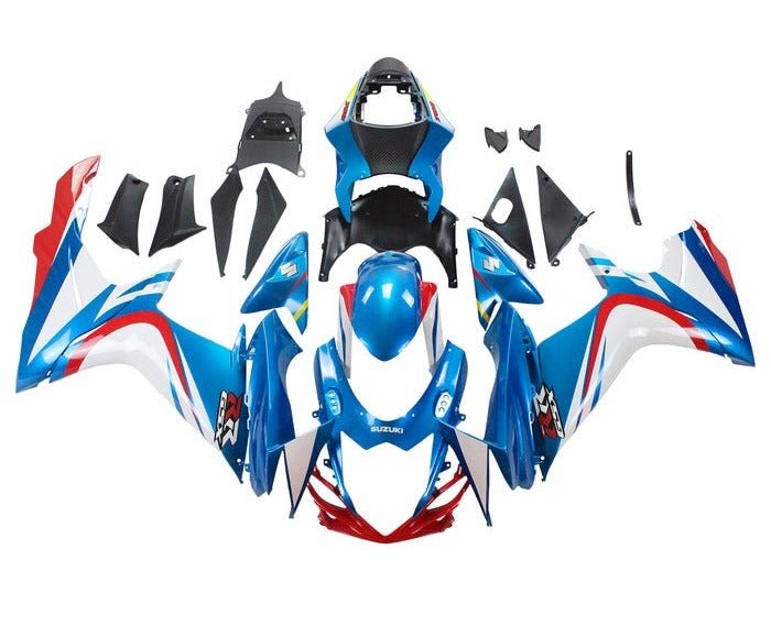 Suzuki GSXR600 Fairings (2011-2024) Blue, White, Red, Yellow at KingsMotorcycleFairings.com