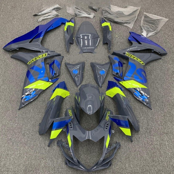 Suzuki GSXR 600 Fairings (2011-2024) Gray, Blue, Green at KingsMotorcycleFairings.com