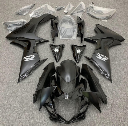 Suzuki GSXR600 Fairings (2011-2024) Matte Black, Gloss Black, Silver at KingsMotorcycleFairings.com