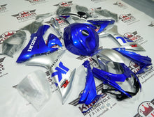 Suzuki GSXR 600 Fairings (2011-2024) Silver, Blue at KingsMotorcycleFairings.com