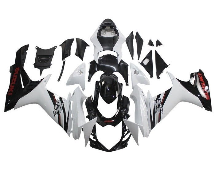 Suzuki GSXR 600 Fairings (2011-2024) White, Black, Red, Silver at KingsMotorcycleFairings.com
