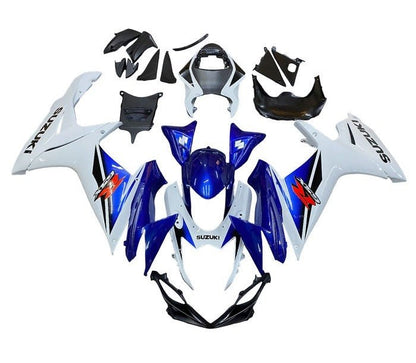 Suzuki GSXR 600 Fairings (2011-2024) White, Blue, Black, Red at KingsMotorcycleFairings.com