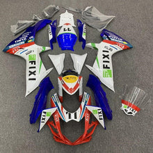 Suzuki GSXR600 Fairings (2011-2024) White, Blue, Red Fixi at KingsMotorcycleFairings.com