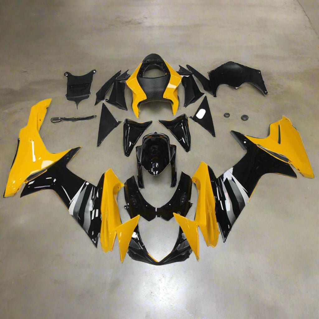 Suzuki GSXR600 Fairings (2011-2024) Yellow, Black, Silver at KingsMotorcycleFairings.com