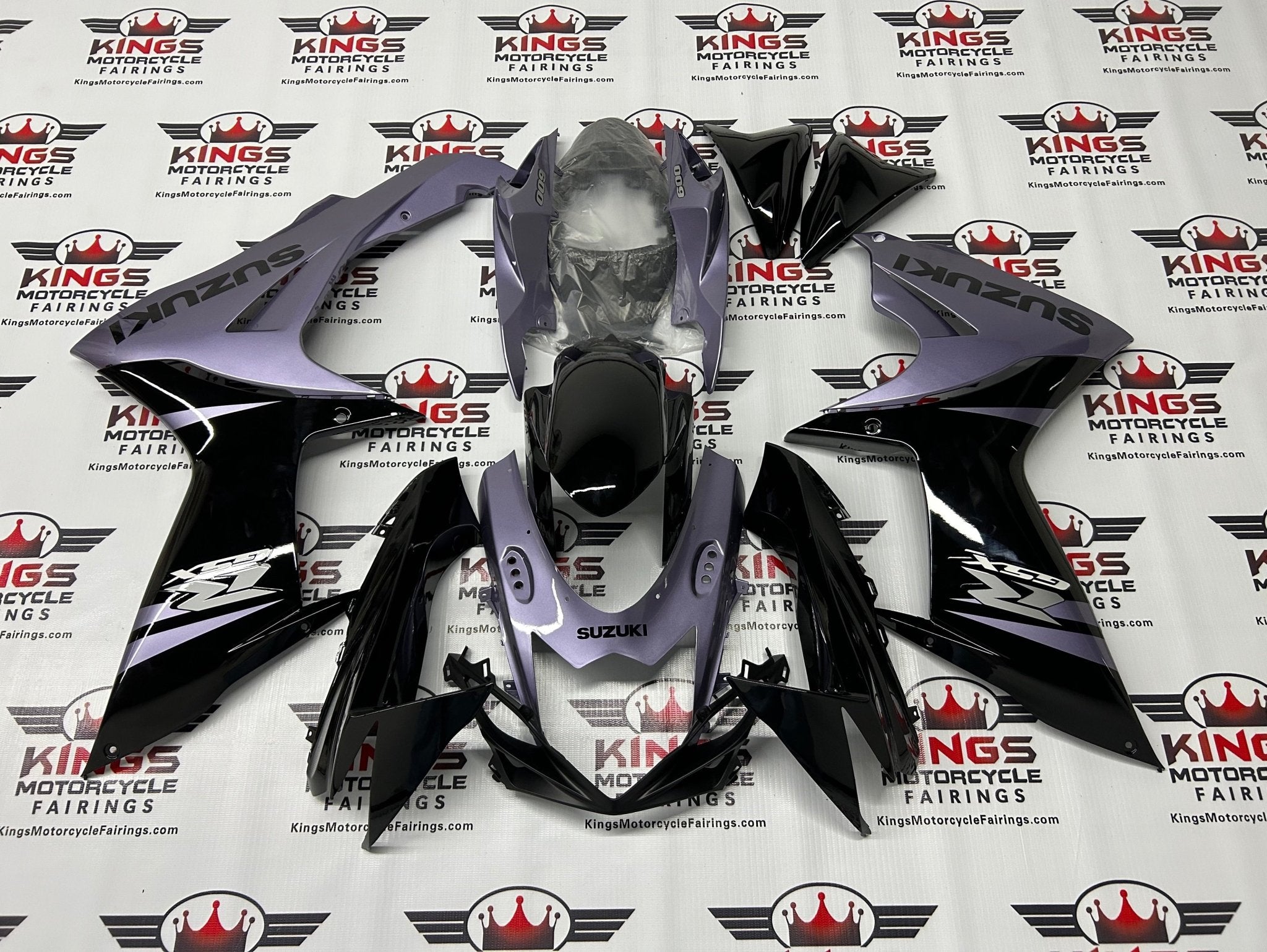 Suzuki GSXR600 Fairings (2025-2026) Black, Gray at KingsMotorcycleFairings.com