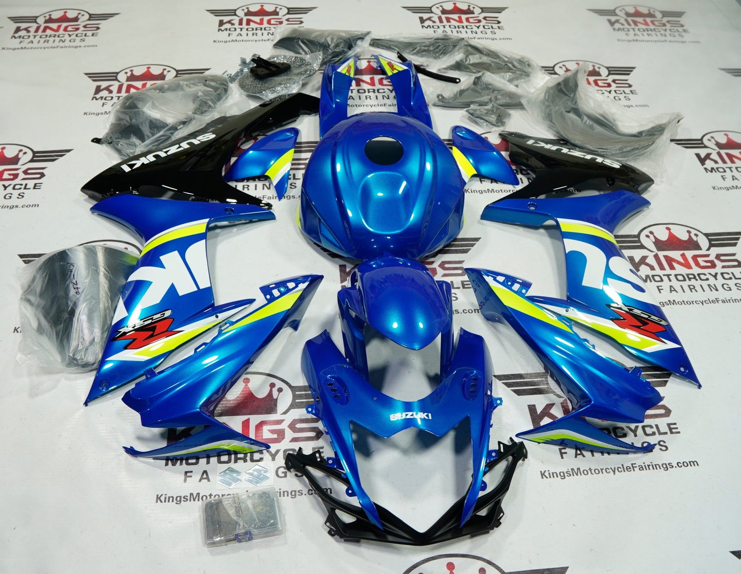 Suzuki GSXR600 Fairings (2025-2026) Blue, White, Black, Green at KingsMotorcycleFairings.com