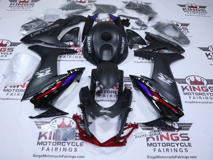 Suzuki GSXR600 Fairings (2025-2026) Matte Black, Gray, Red, Blue at KingMotorcycleFairings.com