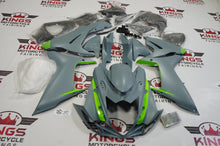 Suzuki GSXR600 Fairings (2025-2026) Matte Blue Gray, Lime Green at KingsMotorcycleFairings.com