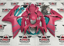 Suzuki GSXR 600 Fairings (2025-2026) Matte Pink, Blue Turquoise at KingsMotorcycleFairings.com