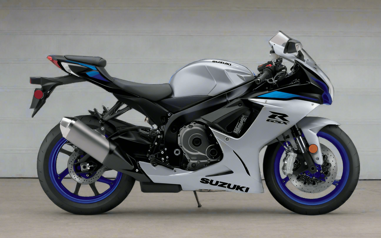 Suzuki GSXR600 Fairings (2025-2026) Silver, Blue, Black from KingsMotorcycleFairings.com