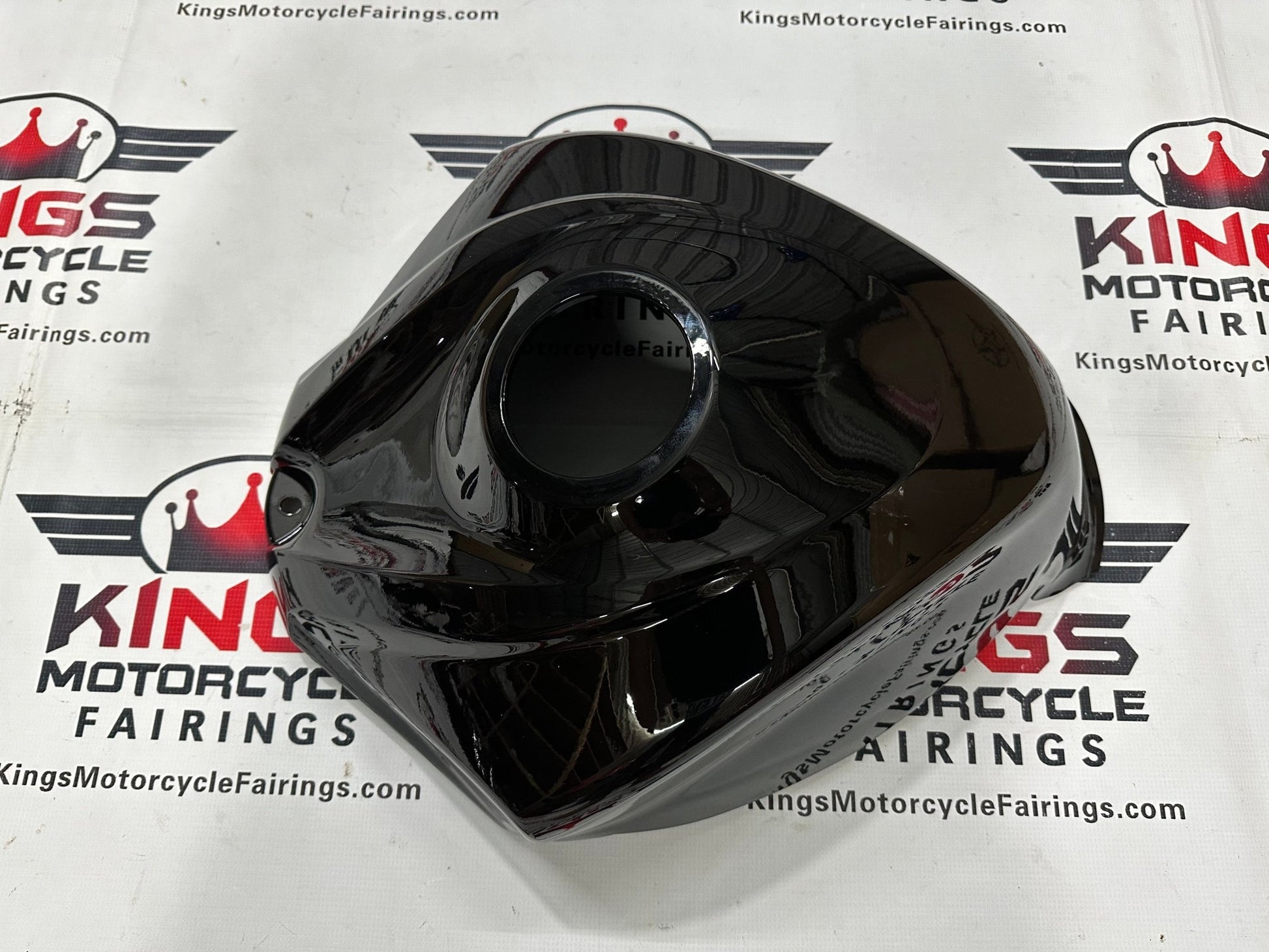 Suzuki GSXR600 Tank Cover Fairing (2008-2010) Black, White, Leyla at KingsMotorcycleFairings.com