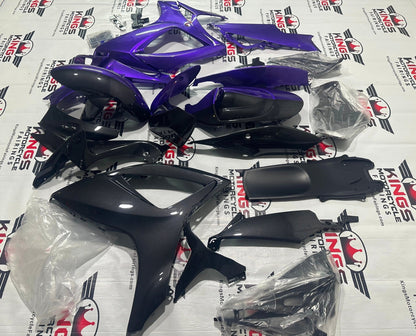 Suzuki GSXR750 Fairings (2006-2007) Purple, Faux Carbon Fiber at KingsMotorcycleFairings.com