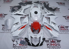 Suzuki GSXR750 Fairing Kit (2011-2024) Pearl White, Red at KingsMotorcycleFairings.com