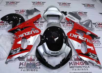 Suzuki GSXR750 Fairing Set (2000-2003) Red, Silver, Black at KingsMotorcycleFairings.com