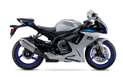 Suzuki GSXR750 Fairing Set (2025-2026) Silver, Black, Blue from KingsMotorcycleFairings.com