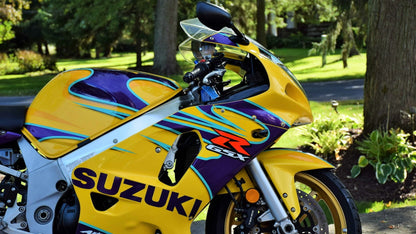 Suzuki GSXR750 Fairing kit (2000-2003) Yellow Alstare at KingsMotorcycleFairings.com
