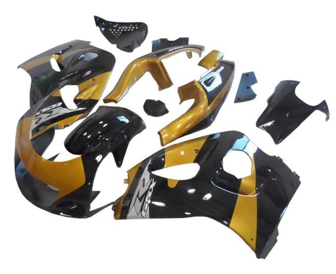 Suzuki GSXR 750 Fairings (1996-1999) Gold, Black at KingsMotorcycleFairings.com