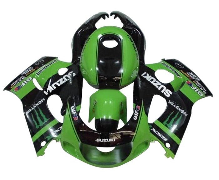 Suzuki GSXR750 Fairings (1996-1999) Green, Black, Monster at KingsMotorcycleFairings.com