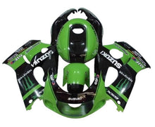 Suzuki GSXR 750 Fairings (1996-1999) Green, Black, Monster at KingsMotorcycleFairings.com