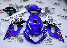 Suzuki GSXR750 Fairings (2000-2003) Blue, White, Black Stripe from KingsMotorcycleFairings.com