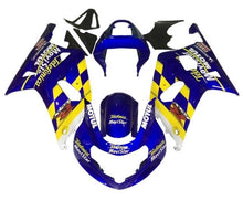 Suzuki GSXR 750 Fairings (2000-2003) Blue, Yellow Checker at KingsMotorcycleFairings.com
