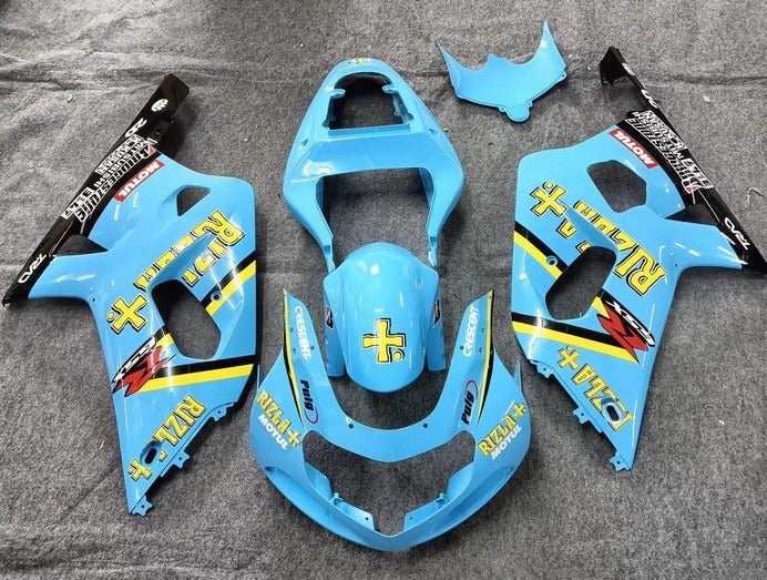 Suzuki GSXR 750 Fairings (2000-2003) Blue, Yellow, Black Rizla at KingsMotorcycleFairings.com