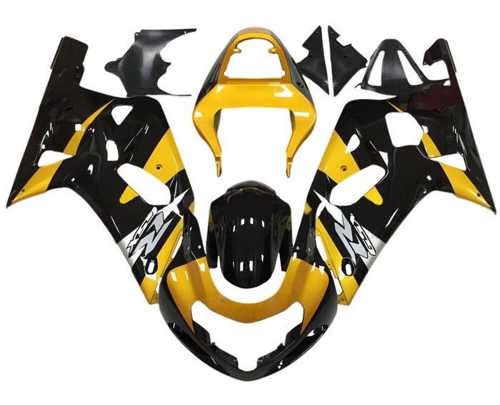 Suzuki GSXR 750 Fairings (2000-2003) Gold, Black, Gray at KingsMotorcycleFairings.com