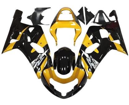 Suzuki GSXR 750 Fairings (2000-2003) Gold, Black, Gray at KingsMotorcycleFairings.com