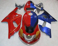 Suzuki GSXR 750 Fairings (2000-2003) Red, Blue Split at KingsMotorcycleFairings.com