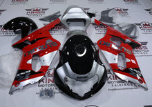 Suzuki GSXR750 Fairings (2000-2003) Red, Silver, Black, Chrome at KingsMotorcycleFairings.com