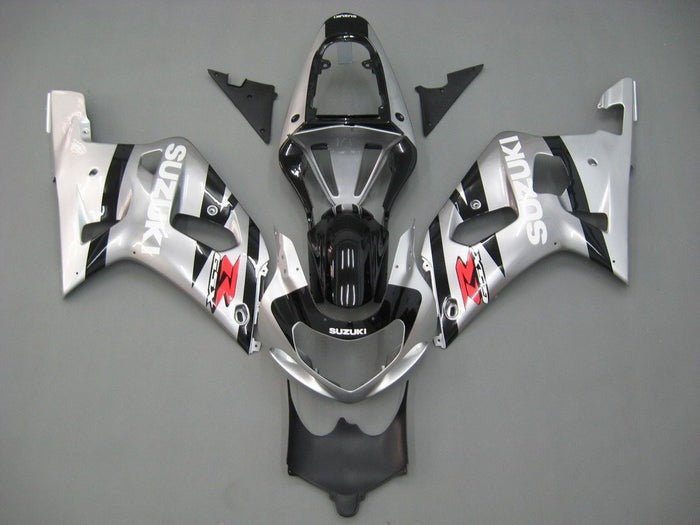 Suzuki GSXR 750 Fairings (2000-2003) Silver, Black, White, Red at KingsMotorcycleFairings.com