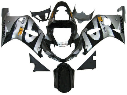 Suzuki GSXR 750 Fairings (2000-2003) Silver, Black, Yellow at KingsMotorcycleFairings.com