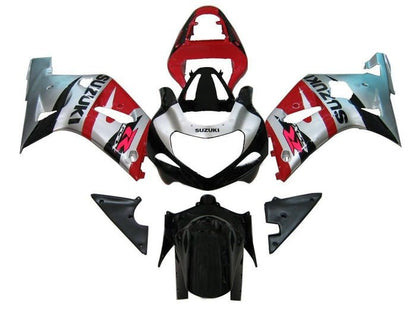 Suzuki GSXR750 Fairings (2000-2003) Silver, Red, Black at KingsMotorcycleFairings.com