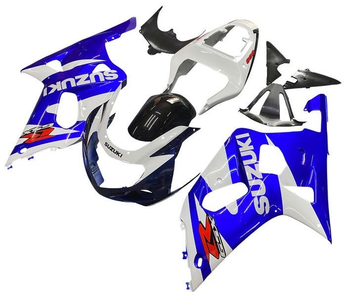 Suzuki GSXR750 Fairings (2000-2003) White, Blue, Black, Dark Blue at KingsMotorcycleFairings.com