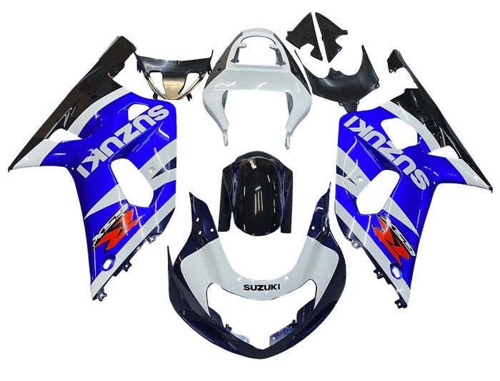Suzuki GSXR750 Fairings (2000-2003) White, Blue, Dark Blue, Black at KingsMotorcycleFairings.com