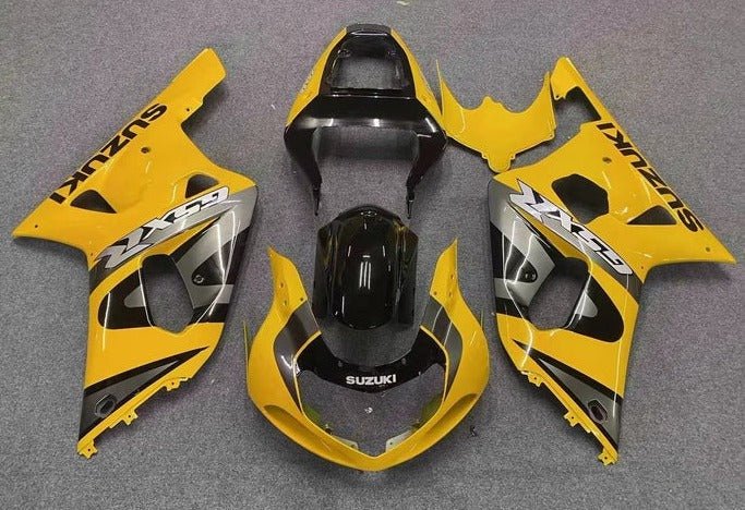 Suzuki GSXR750 Fairings (2000-2003) Yellow, Black, Gray, Silver at KingsMotorcycleFairings.com
