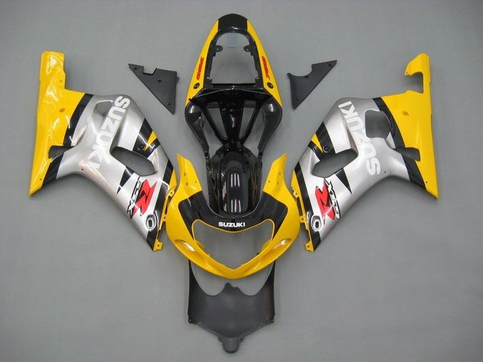 Suzuki GSXR 750 Fairings (2000-2003) Yellow, Silver, Black at KingsMotorcycleFairings.com