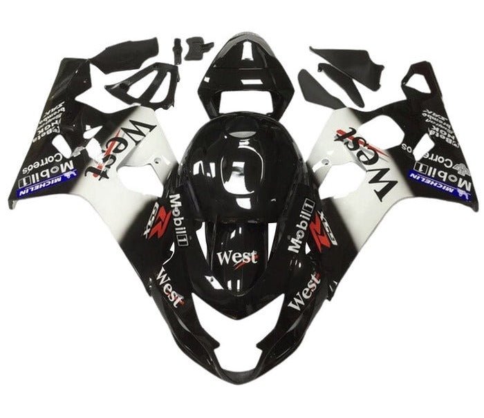 Suzuki GSXR750 Fairings (2004-2005) Black West at KingsMotorcycleFairings.com